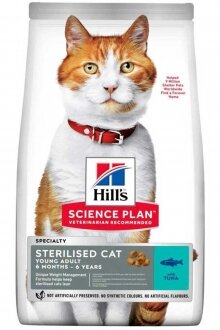 Hill's Science Plan Ton Balıklı Kısırlaştırılmış 15 kg Kedi Maması kullananlar yorumlar